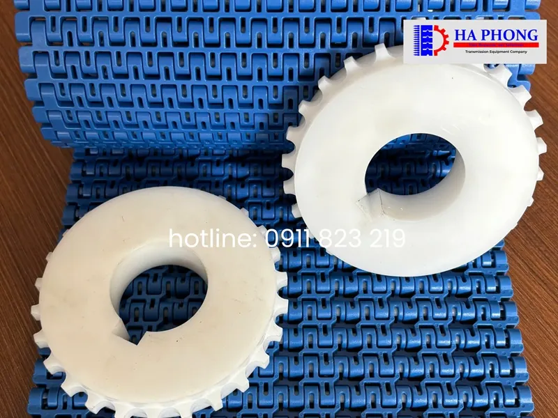 Băng tải nhựa Hong’s belt HS 1500B mặt hở bước 12.7mm Hong’s belt HS 1500B mặt hở bước 12.7mm