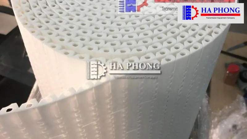 Băng tải nhựa Hong’s belt HS 1100 A-N bước 15.2mm Băng tải nhựa HS-1100A-N HONGSBELT