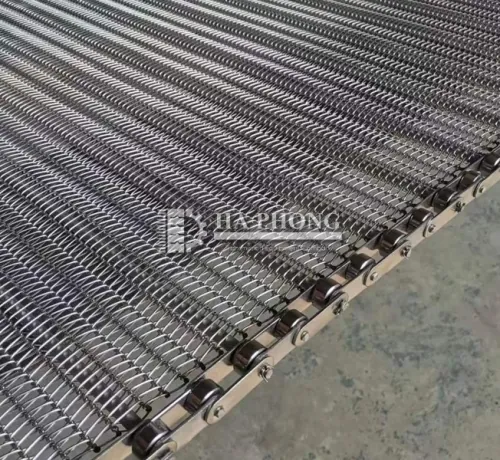 Băng tải lưới Inox sợi xoắn