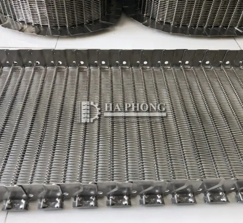 Băng tải lưới inox sợi xoắn Băng tải lưới inox sợi xoắn - Ảnh 3