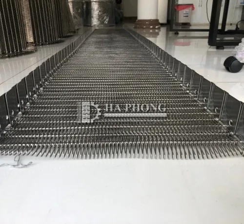 Băng tải lưới inox sợi xoắn Băng tải lưới inox sợi xoắn - Ảnh 5
