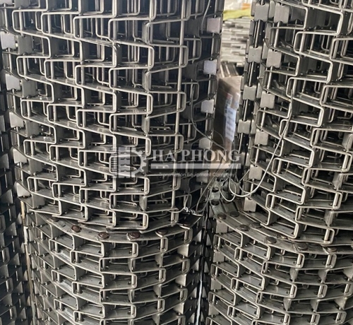 Băng tải lưới inox dạng phẳng flat belt