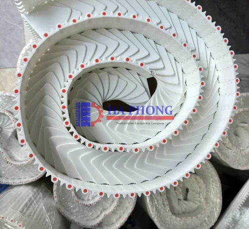 Băng tải nhựa Hong’s belt HS 200A-HD mặt kín bước 25.4mm