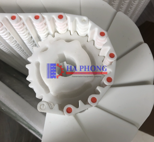 Băng tải nhựa Hong’s belt HS 200A-HD mặt kín bước 25.4mm Băng tải nhựa Hong’s belt HS 200A-HD mặt kín bước 25.4mm