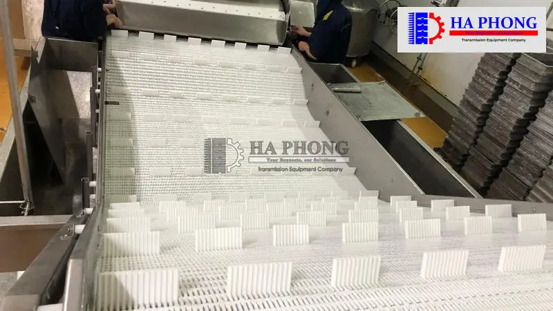 Các ứng dụng băng tải nhựa