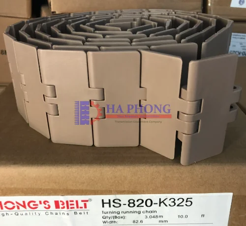 Băng tải xích nhựa Hong’s Belt dòng 820 Băng tải xích nhựa Hong’s Belt dòng 820