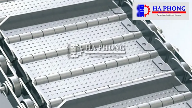 Băng Tải Xích Tấm Bản Lề