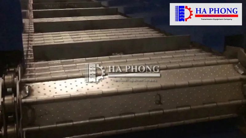 Băng tải chip bản lề