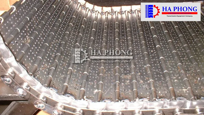 Thiết kế Băng tải chip bản lề
