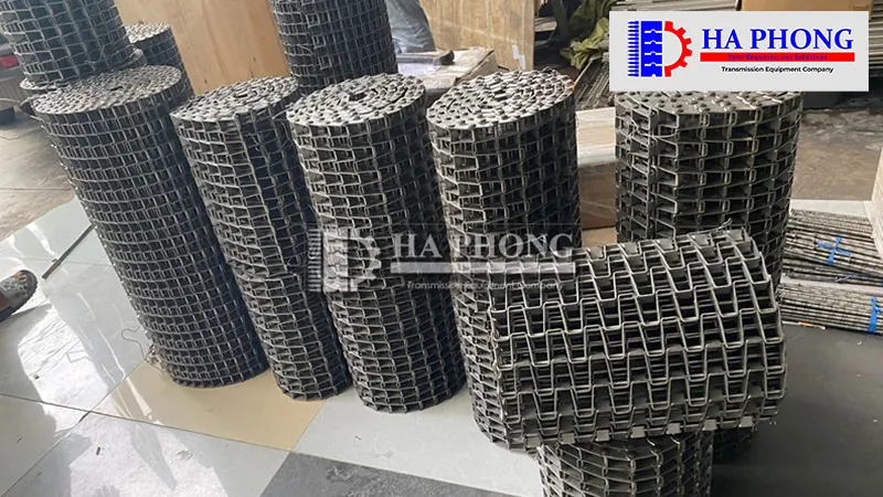 Băng tải lưới dạng phẳng Flat Belt Thông số kỹ thuật Băng tải lưới inox dạng phẳng flat belt
