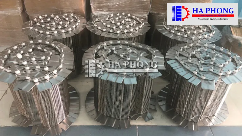 Các dạng băng tải lưới inox