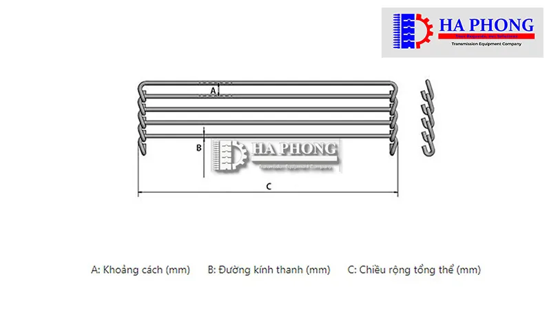 Băng tải lưới inox dạng thang 