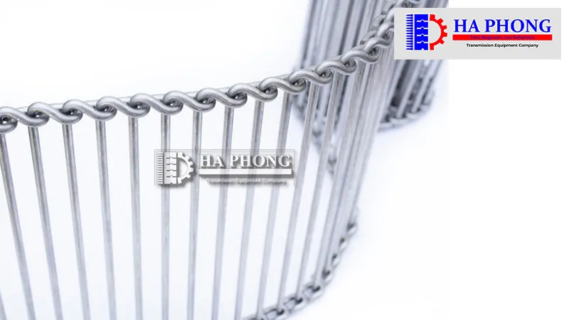Ứng dụng Băng tải lưới inox dạng thang 