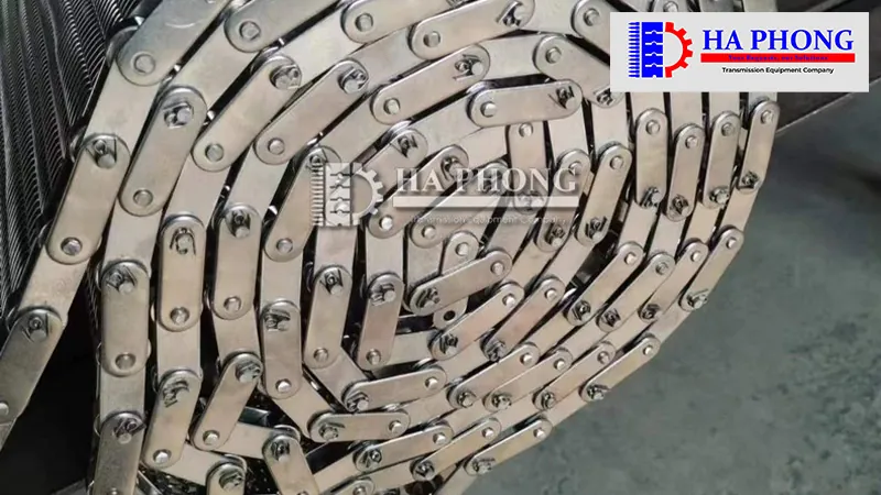 Băng tải lưới inox sợi xoắn đặc điểm băng tải lưới sợi xoắn