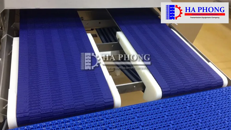 Băng tải nhựa Hong’s belt HS 1500B mặt hở bước 12.7mm Ứng dụng chính của dòng HS 1500B