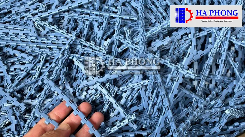 Băng tải nhựa Hong’s belt HS 4000A bước siêu nhỏ 5mm Modul lắp ráp băng tải nhựa Hong’s belt HS 4000A