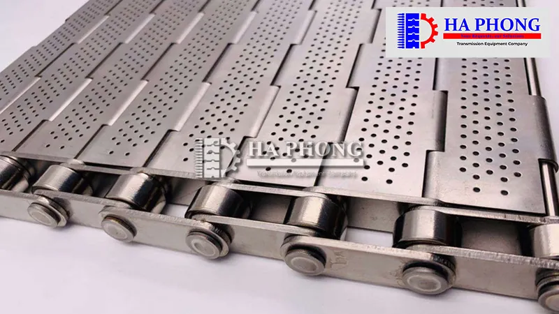 Cấu tạo băng tải xích tấm
