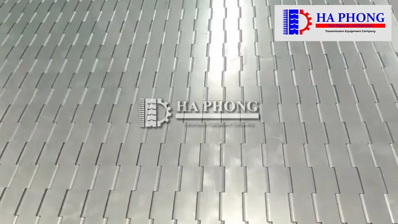 các loại băng tải tấm Inox
