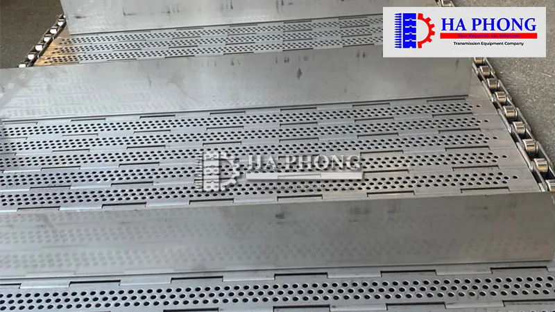 cấu tạo Băng tải xích tấm inox