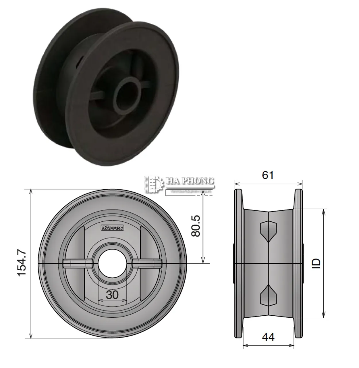 Nhông bị động (Idler) xích 815