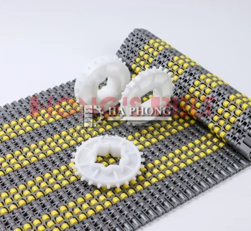 Băng tải nhựa Hong’s belt HS 3200C con lăn bề mặt Băng tải nhựa Hong’s belt HS 3200C con lăn bề mặt - Ảnh 4