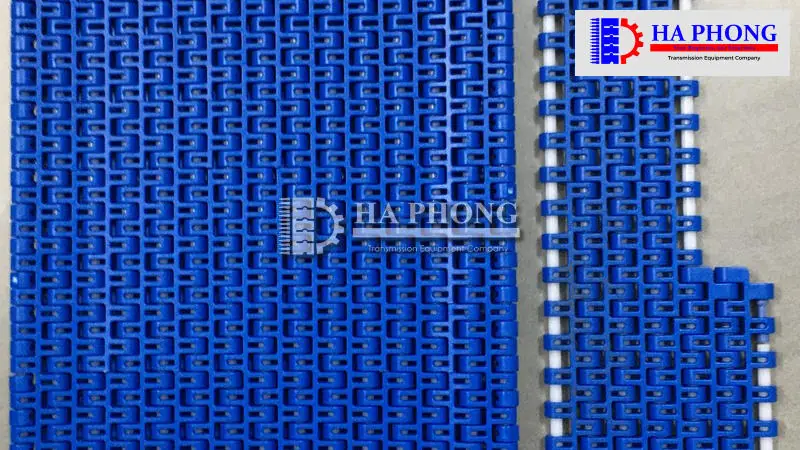 Băng tải nhựa Hong’s belt HS 1500 bước 12.7mm Băng tải Hong’s belt HS 1500