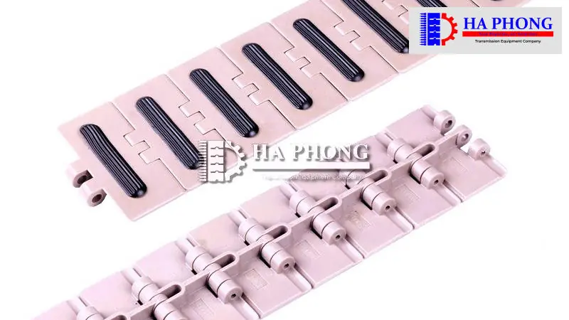Xích nhựa 820/880 bề mặt cao su Xích Nhựa 820 và 880 Bề Mặt Phủ Cao Su