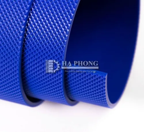 Băng tải PU mặt caro nhám