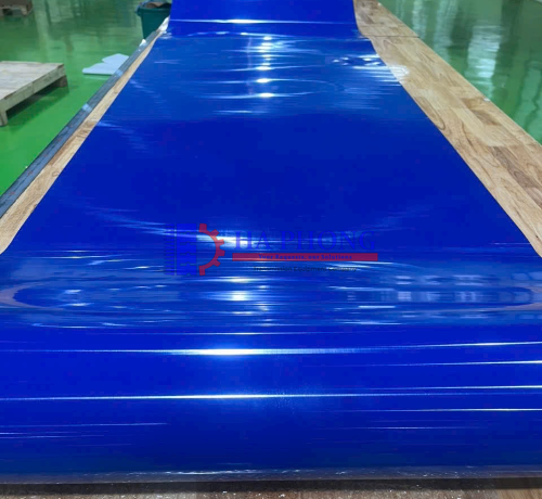 Băng tải PU đồng nhất nối bản lề nhựa