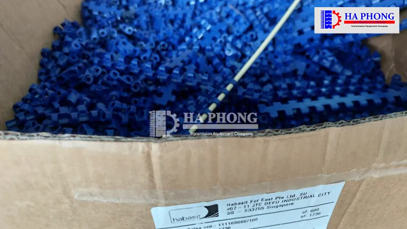 Băng tải nhựa Habasit M1220 Flat top Mua băng tải Habasit M1220 Flat Top chính hãng tại Hà Phong