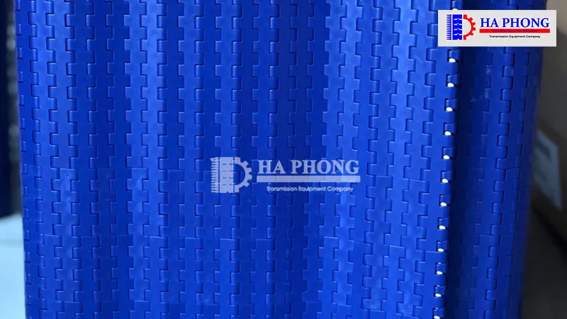 Băng tải nhựa Habasit M1220 Flat top lắp đặt Habasit M1220 Flat Top