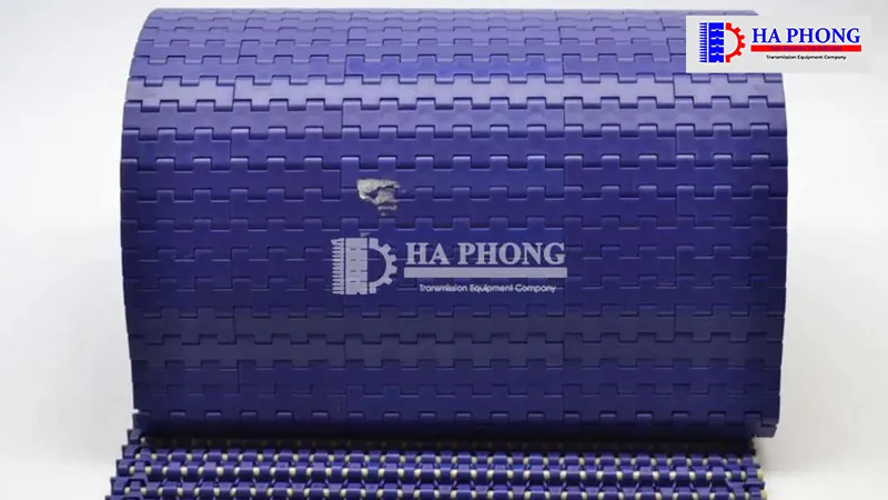 Băng tải nhựa Habasit M1220 Flat top Ứng dụng Habasit M1220 Flat Top