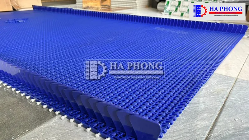 Cấu tạo của băng tải nhựa bước xích 25.4mm