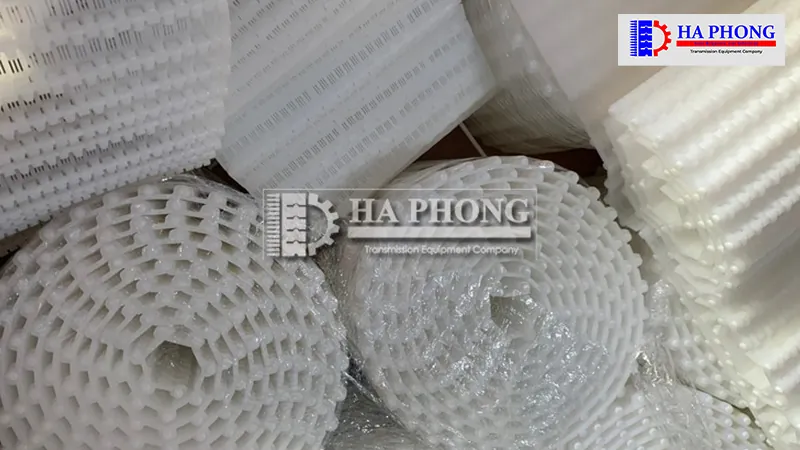 Băng tải nhựa habasit M2511 tại kho Hà Phong