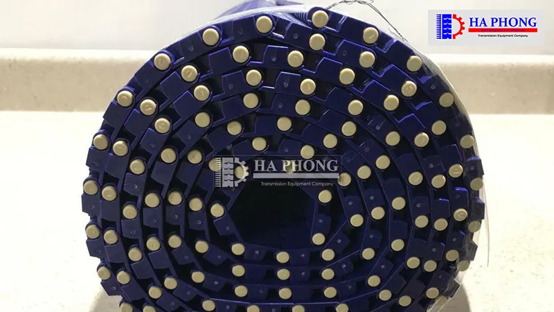 Băng tải Habasit M2520 mặt kín Băng tải nhựa Habasit M2520