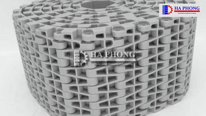 Băng tải Habasit M2520 mặt kín các loại vách bèo băng tải nhựa M2520 Habasit