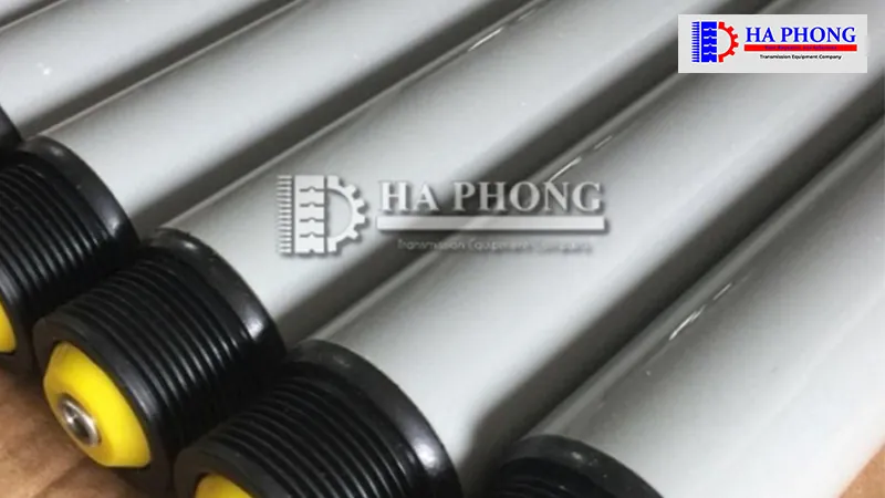 cốc bi nhựa con lăn băng tải