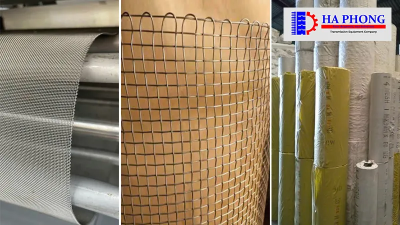 Băng tải lưới đan Inox Lưới đan Inox cao cấp