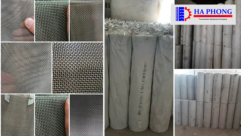 Băng tải lưới đan Inox bangtaihaphong luoi dan inox 4
