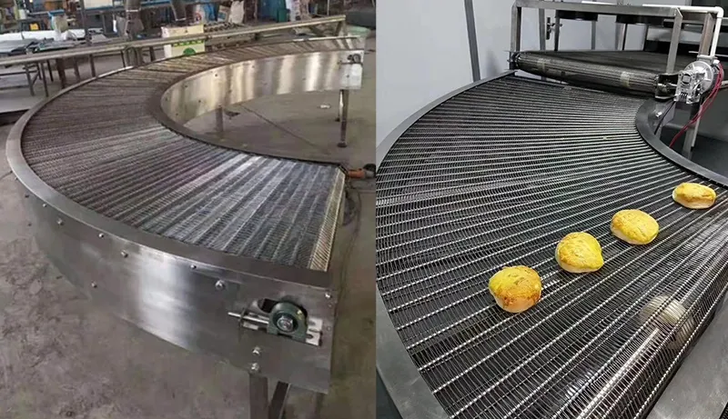 Ưu điểm của băng tải lưới inox