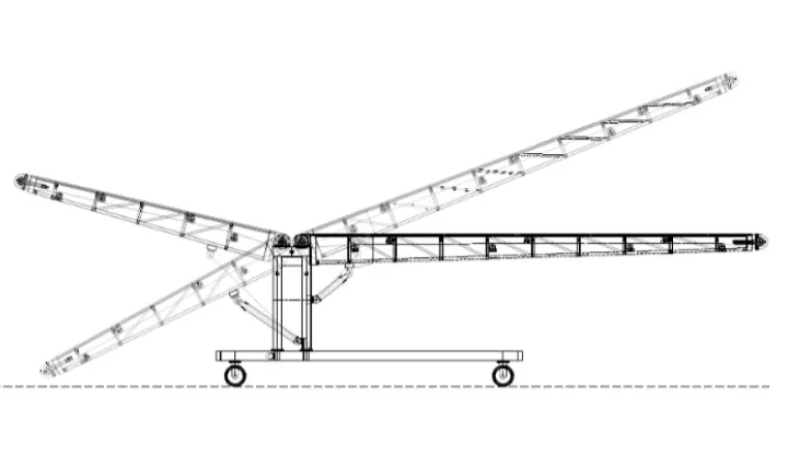 Cấu tạo của băng tải cánh bướm