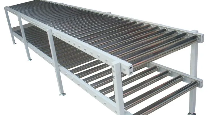 Băng tải con lăn 2 tầng