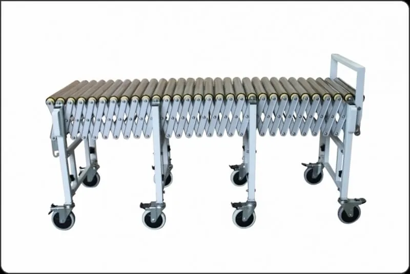 Băng tải con lăn xếp: Cấu tạo & ứng dụng trong công nghiệp Băng tải con lăn xếp là gì?