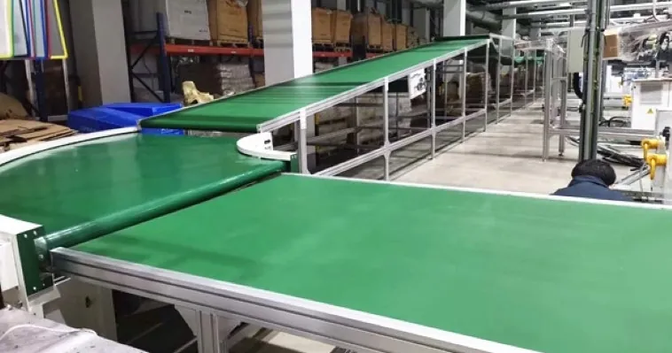 Các loại băng tải vuông góc