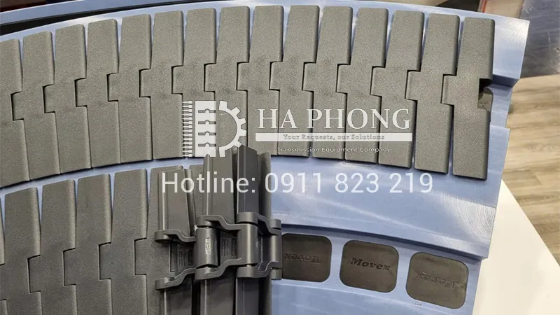 Hình ảnh cơ cong 2tracks với xích nhựa