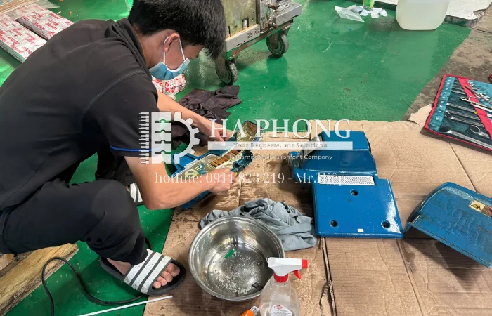 Hướng dẫn kiểm tra và sửa chữa máy dán keo công nghiệp sửa chữa máy phun keo