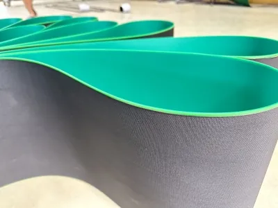 Băng tải PU bo mép Băng tải PU bo mép - Ảnh 4