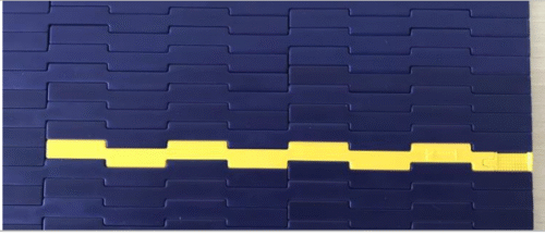 Băng tải nhựa Habasit M0870 Micropitch Flat Top 0.3" Băng tải nhựa Habasit M0870 Micropitch Flat Top 0.3