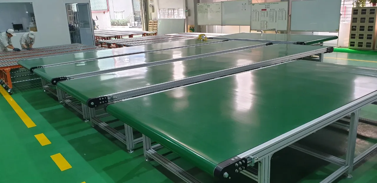 Cấu tạo băng tải chống tĩnh điện