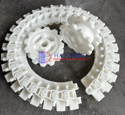 Băng tải xích xương cá Hongsbelt 7100